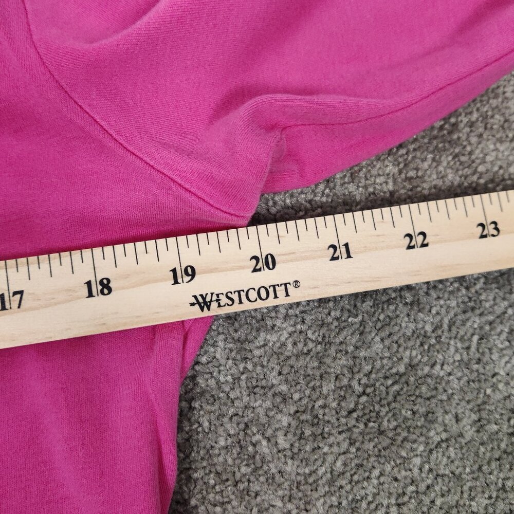 Mexx Women's Long Sleeve Top in Pink Size Large Y2K Black Ribbon Bow Detail - Picture 7 of 9